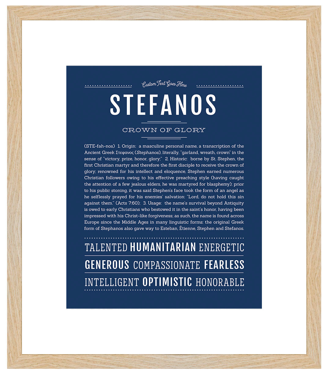 Stephan | Name Art Print