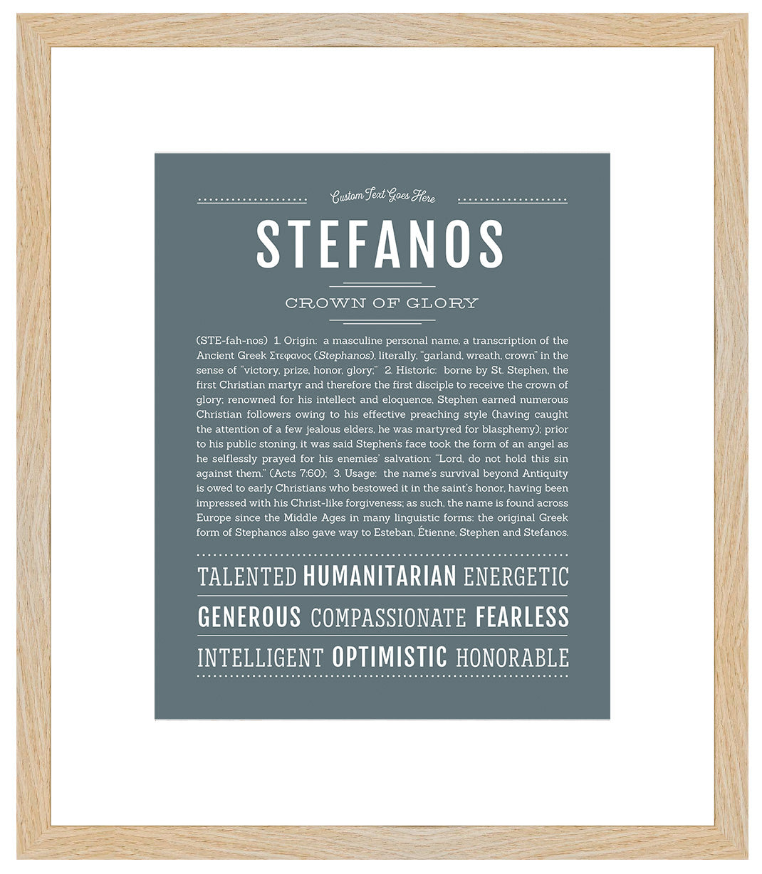 Stephan | Name Art Print