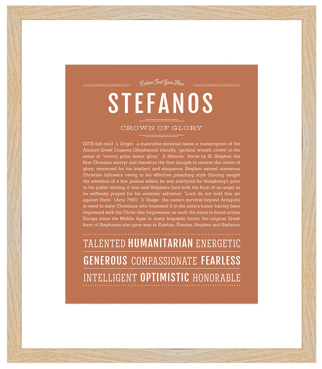 Stephan | Name Art Print