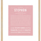 Stephon | Name Art Print