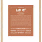 Tammy | Name Art Print