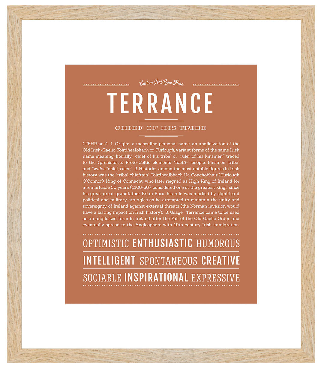 Terrance | Name Art Print