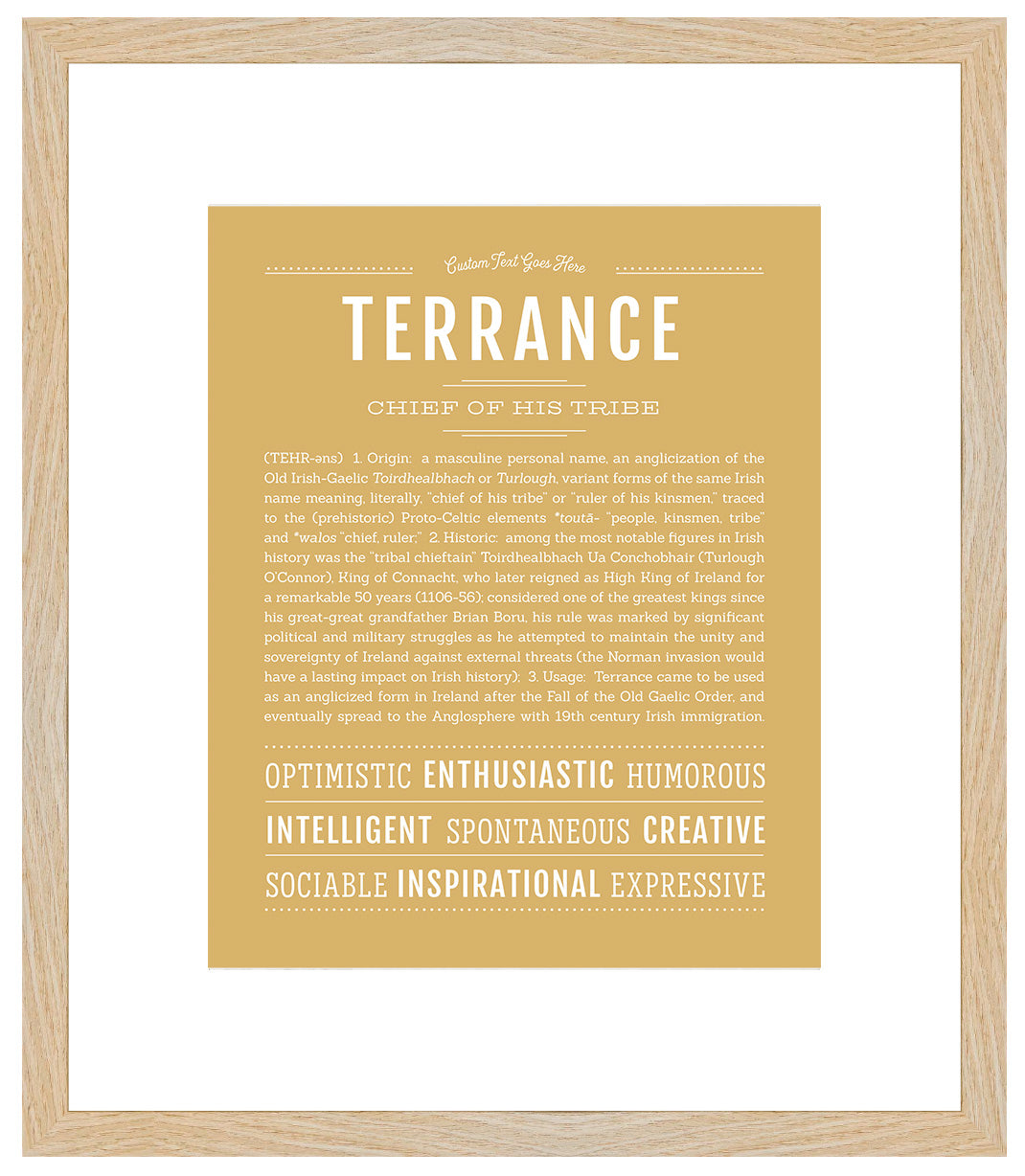 Terrance | Name Art Print