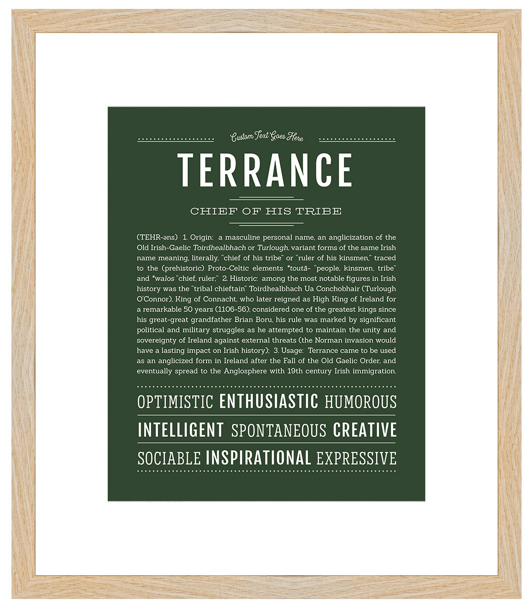 Terrance | Name Art Print