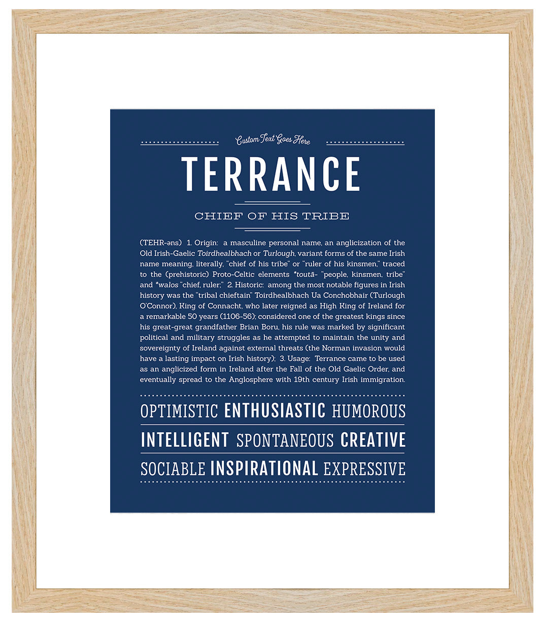 Terrance | Name Art Print