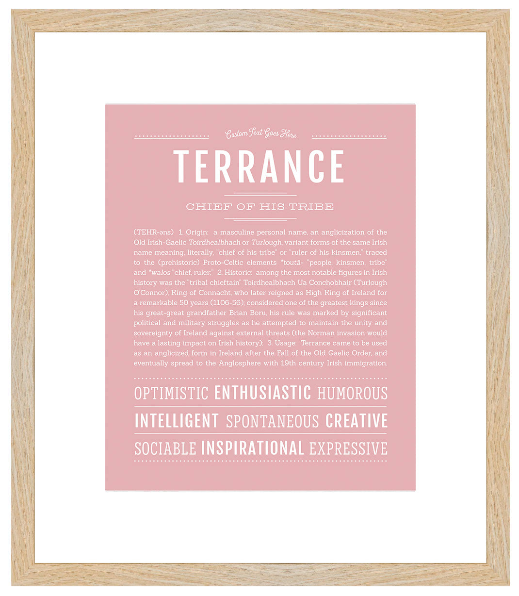 Terrance | Name Art Print