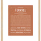 Terrill | Name Art Print