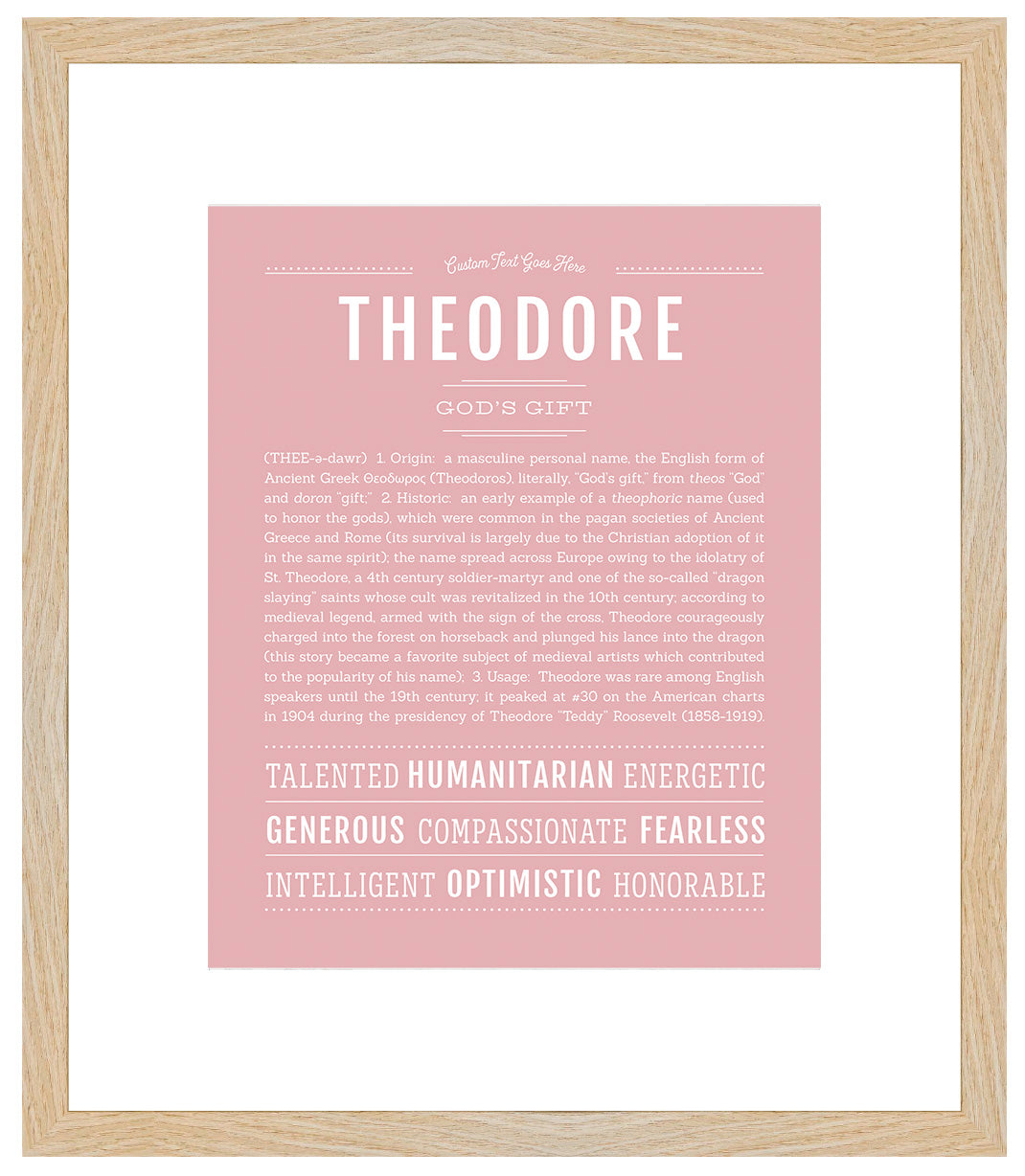 Theodore | Name Art Print