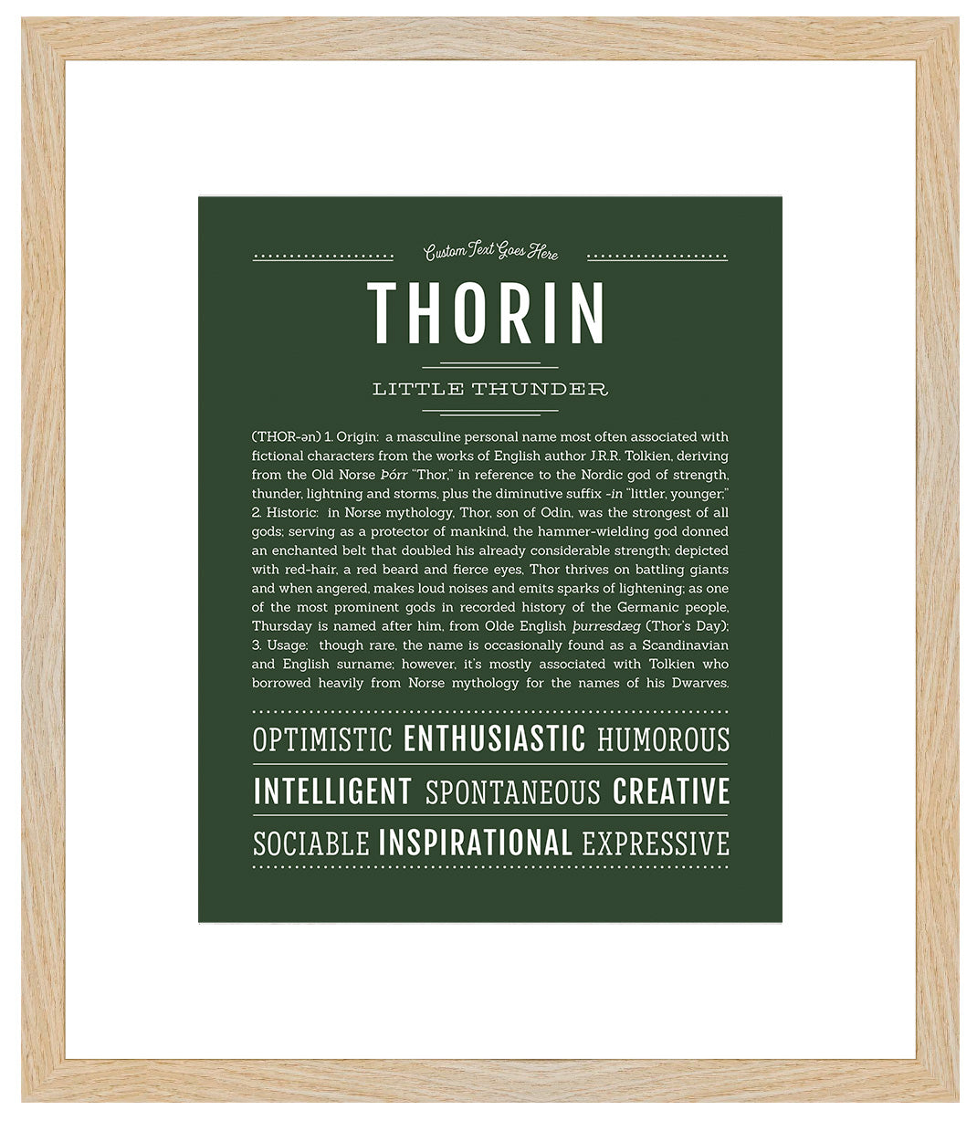 Thorin | Name Art Print