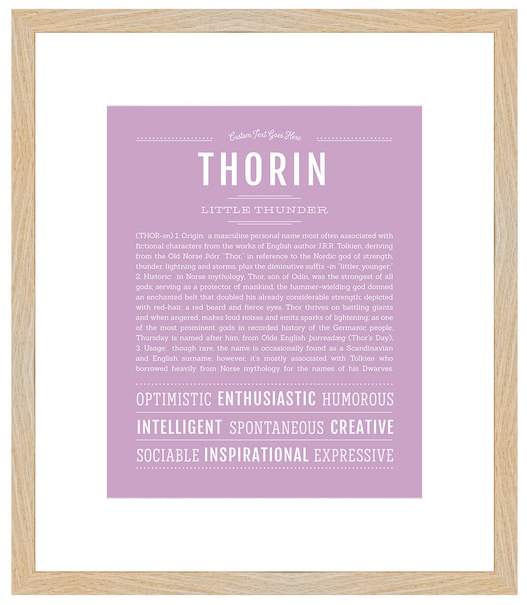 Thorin | Name Art Print