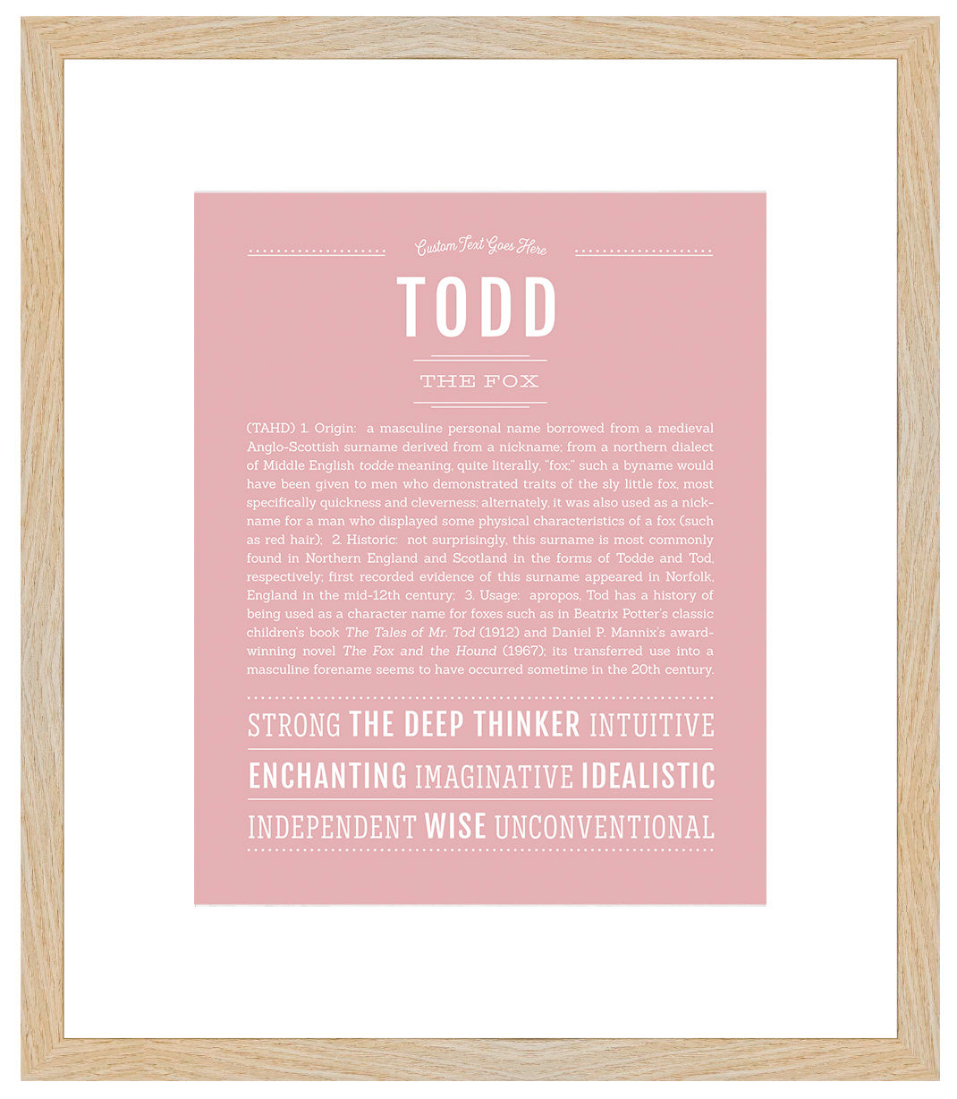 Tucker | Name Art Print