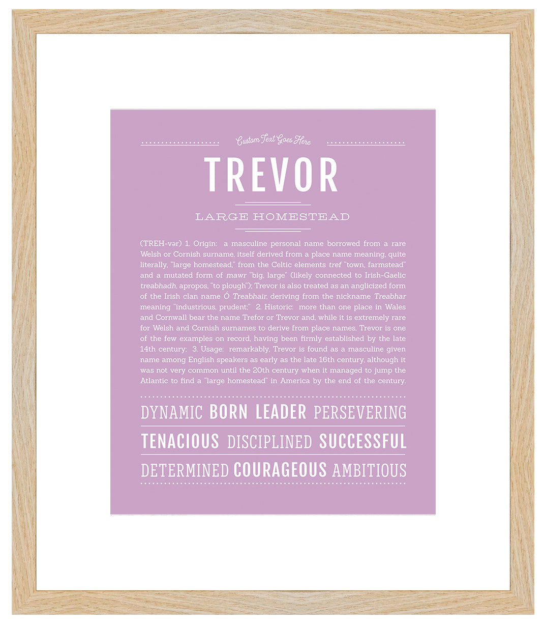 Trevor | Name Art Print