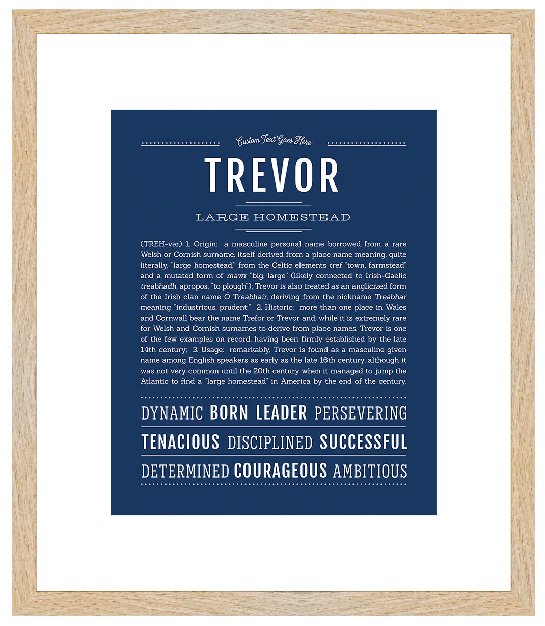 Trevor | Name Art Print