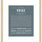 Urias | Name Art Print