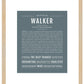 Walker | Name Art Print