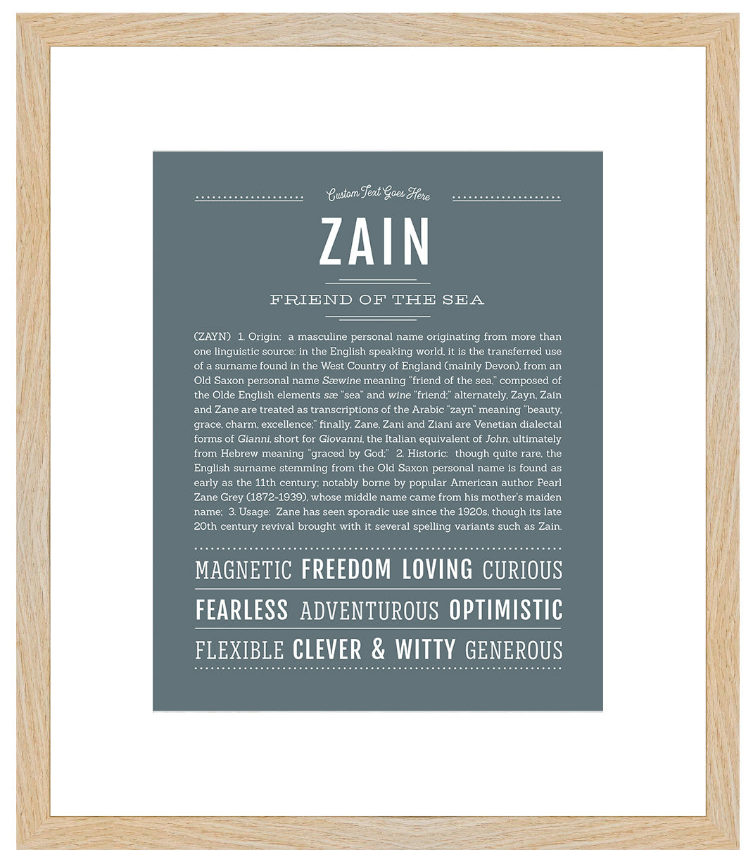 Zayden | Name Art Print