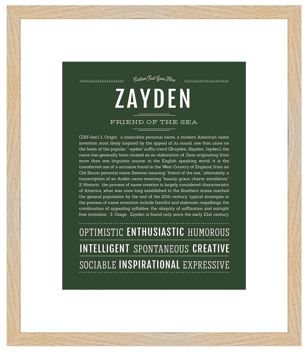 Payden (male) | Name Art Print