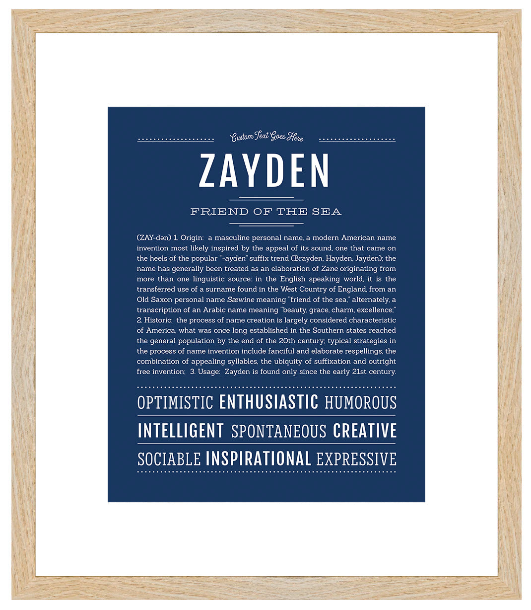 Payden (male) | Name Art Print