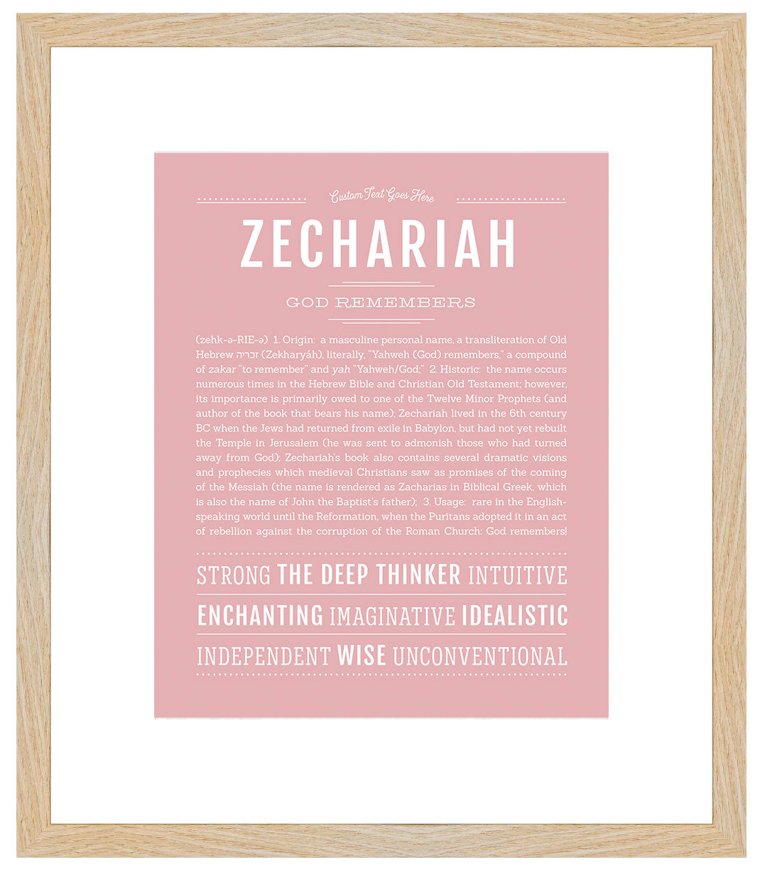 Zack | Name Art Print