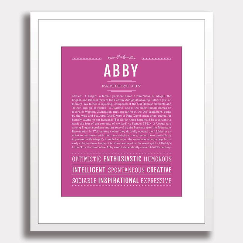 Meaning of the Name Abby  