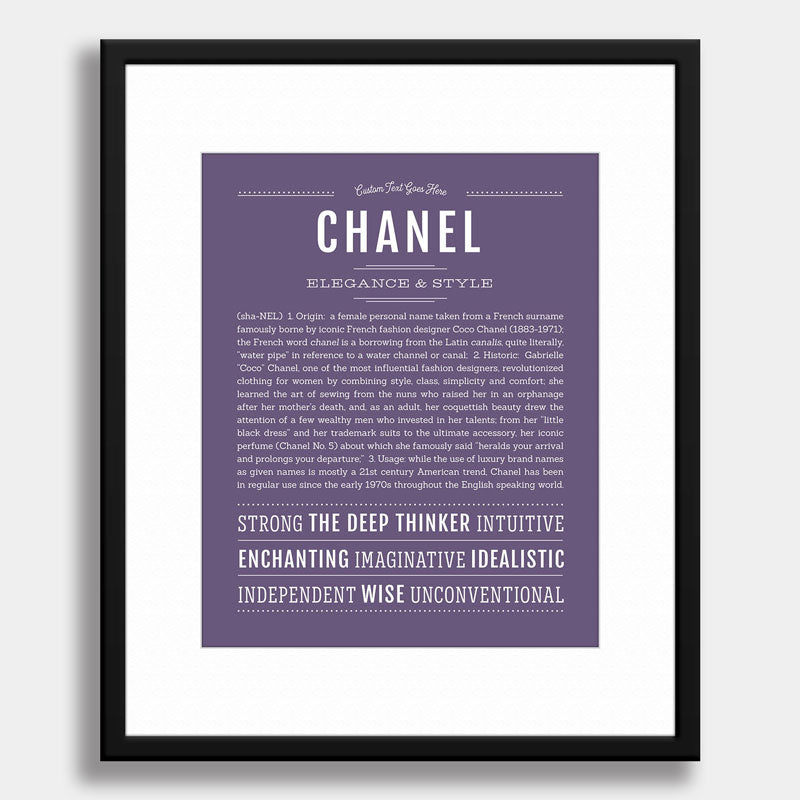 Chanel | Name Art Print