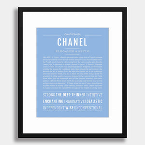 Chanel  Name Art Print