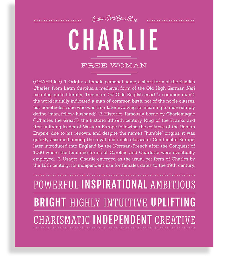 Frame Options | Dark Pink | No Frame