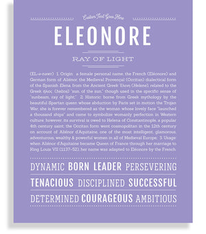Eleonore | Name Art Print