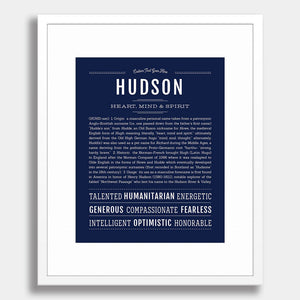 Hudson Last Name Origin  