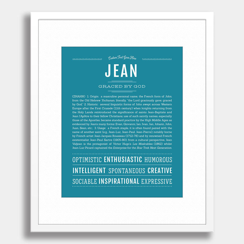 What Does the Name Jean Mean  