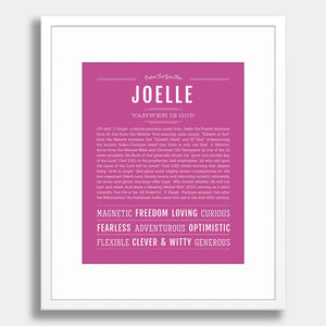 Meaning of the Name Joelle  