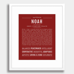 What is the Meaning of Noah  
